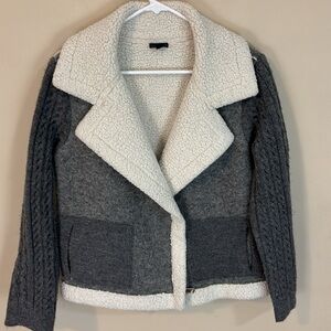 Coco + Carmen Gray and Cream Jacket